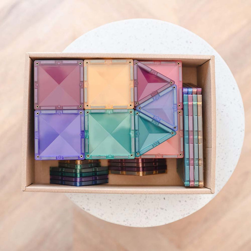Connetix Magnetkascheln Pastel im Karton
