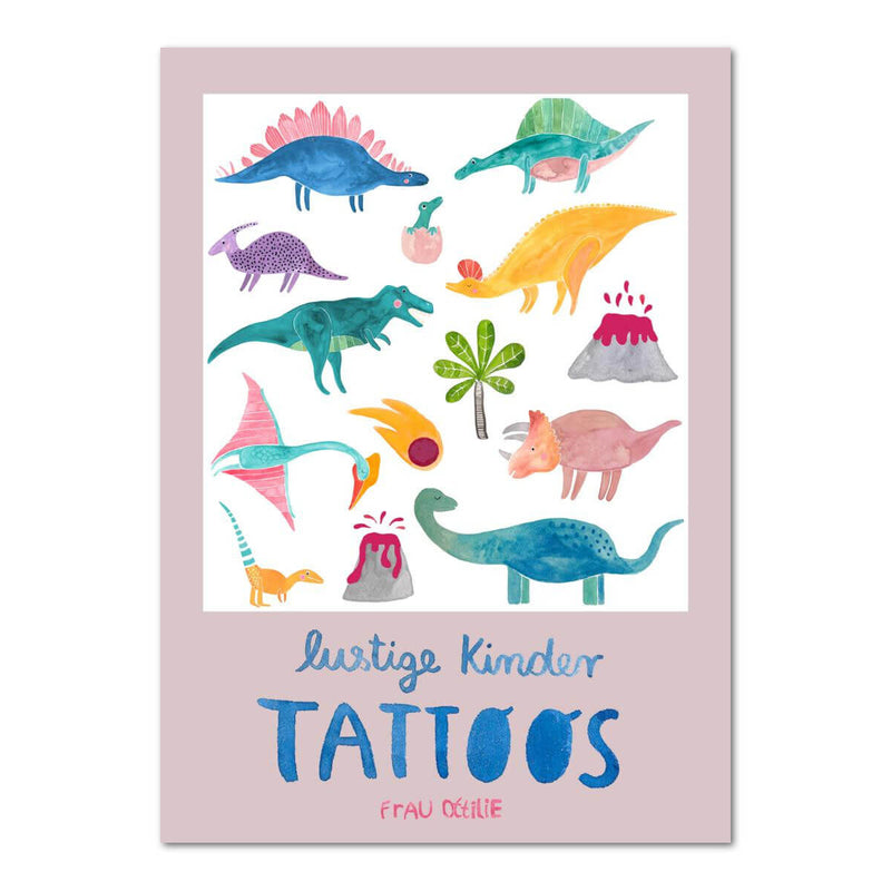 Kindertattoos von Frau Ottilie - Dinos