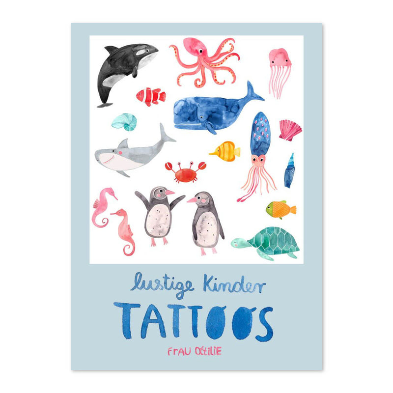 Kindertattoos von Frau Ottilie - Ozean