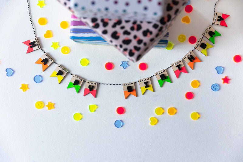 DIY Mini Wimpelkette