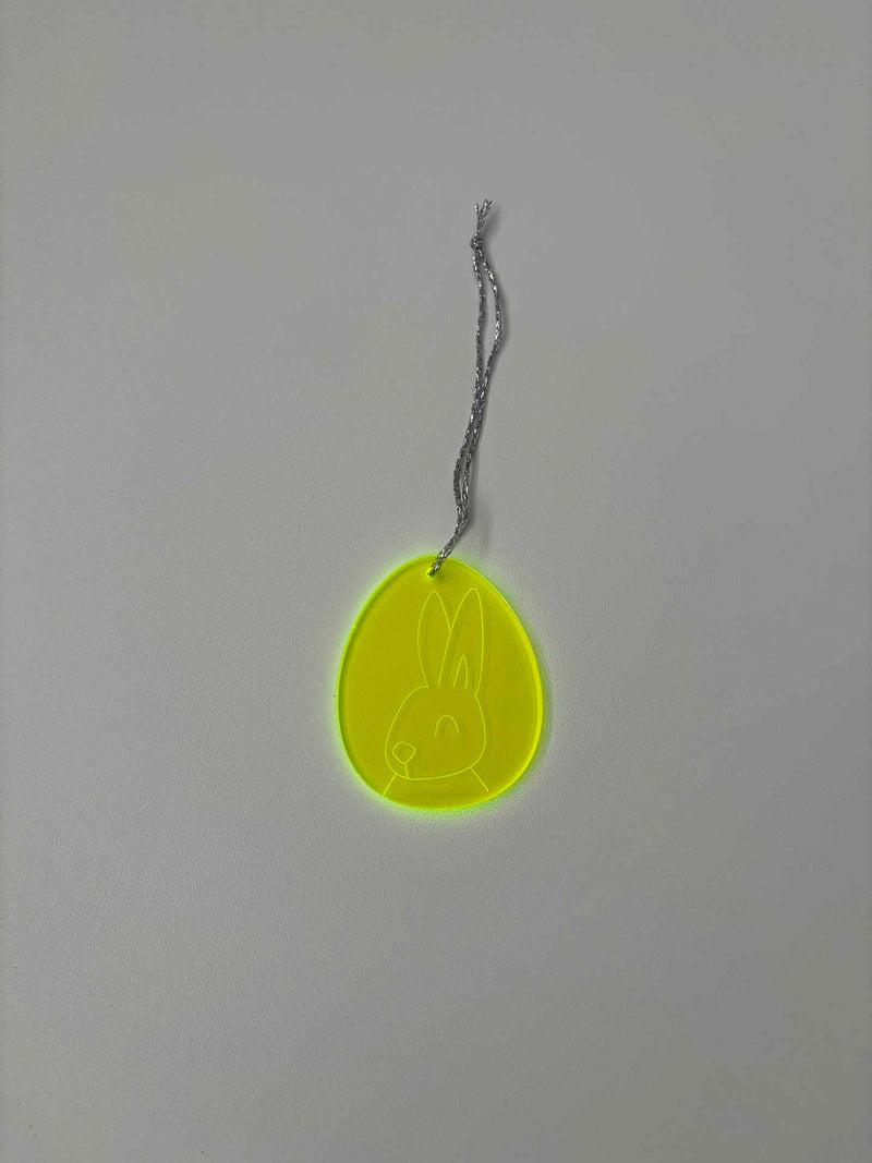 Neon Osterei MODERN BUNNY