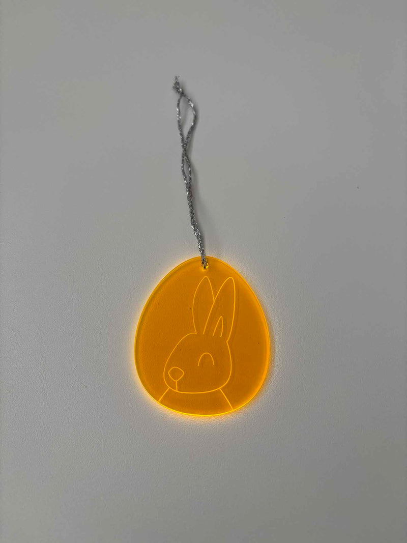 Neon Osterei MODERN BUNNY