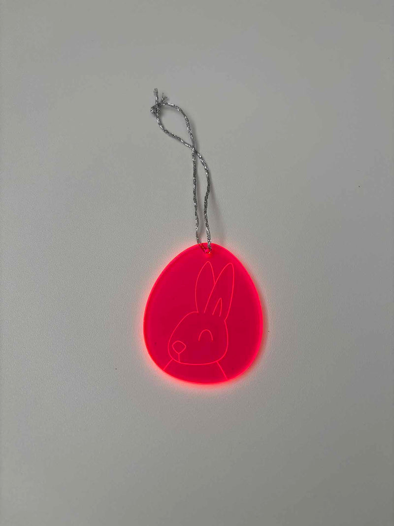 Neon Osterei MODERN BUNNY
