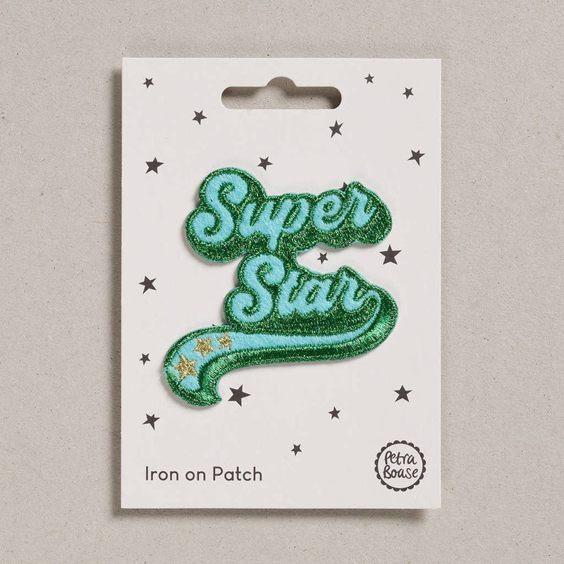 Super Star Bügelbild