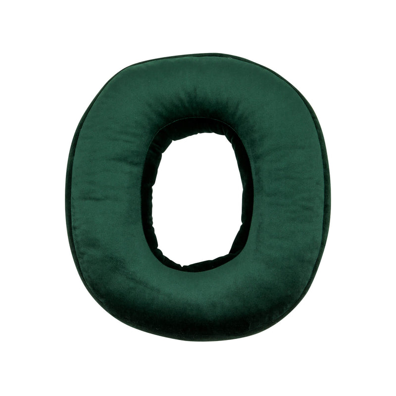 Samt Buchstabenkissen Grün