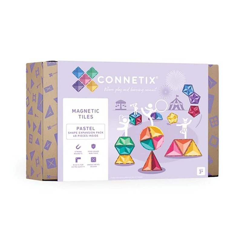 Connetix Pastel Shape Expansion Pack 48 pieces