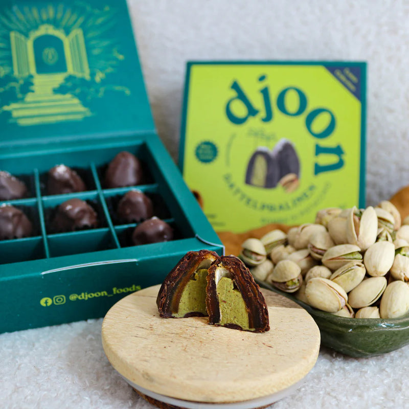 Djoon Dattelpralinen – Bomba di Pistacchio
