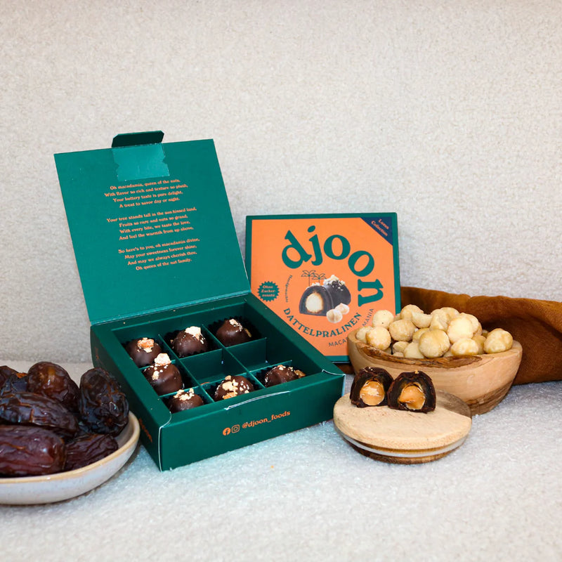 Djoon Dattelpralinen – Macadamia Mania