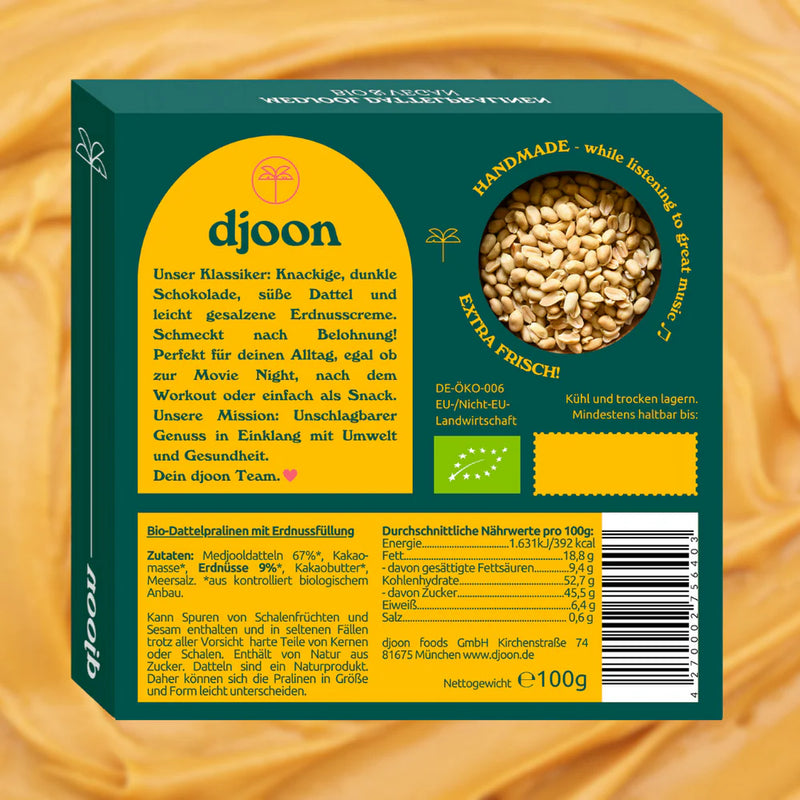 Djoon Dattelpralinen – Salted Peanut