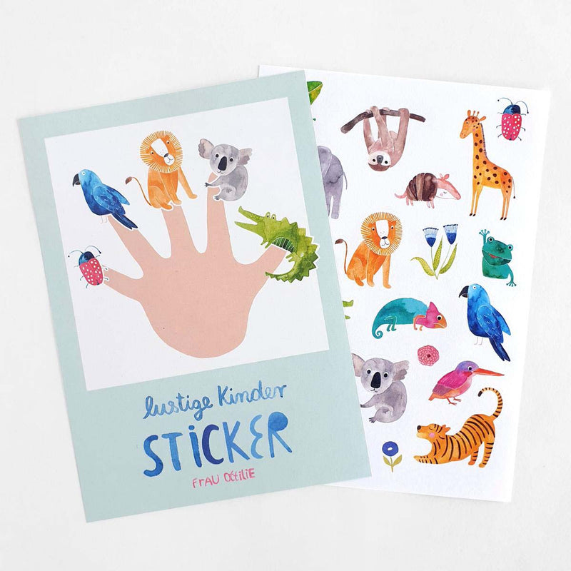 Kinder Stickers - Wilde Tiere