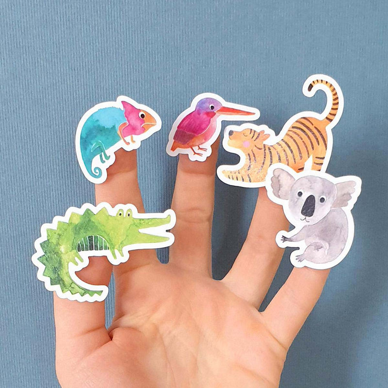 Kinder Stickers - Wilde Tiere