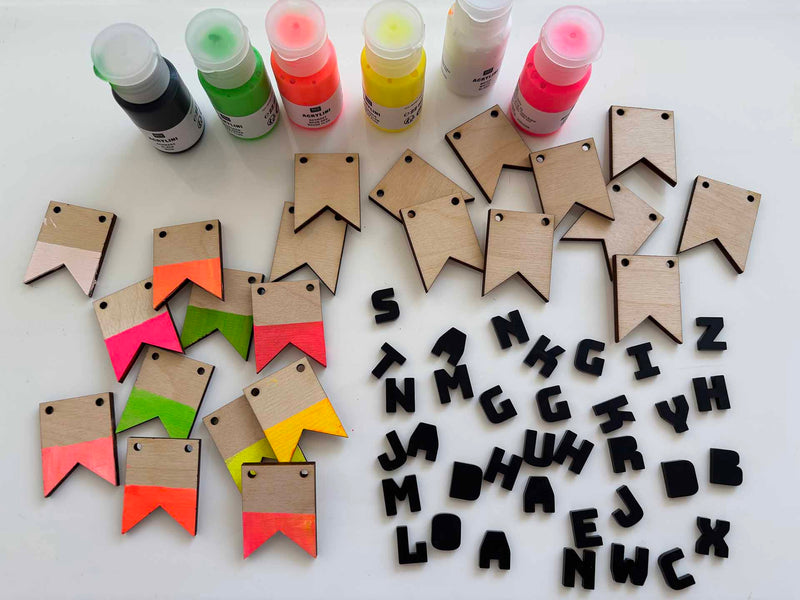 DIY Mini Wimpelkette