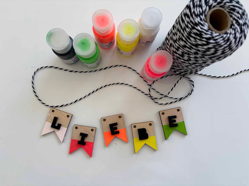 DIY Mini Wimpelkette
