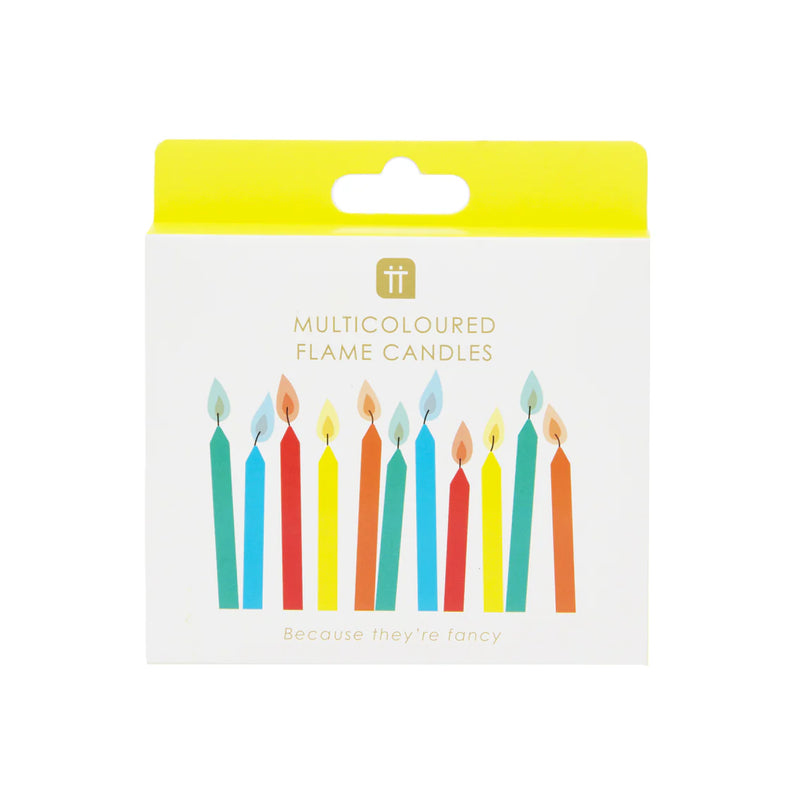 Multicoloured candles