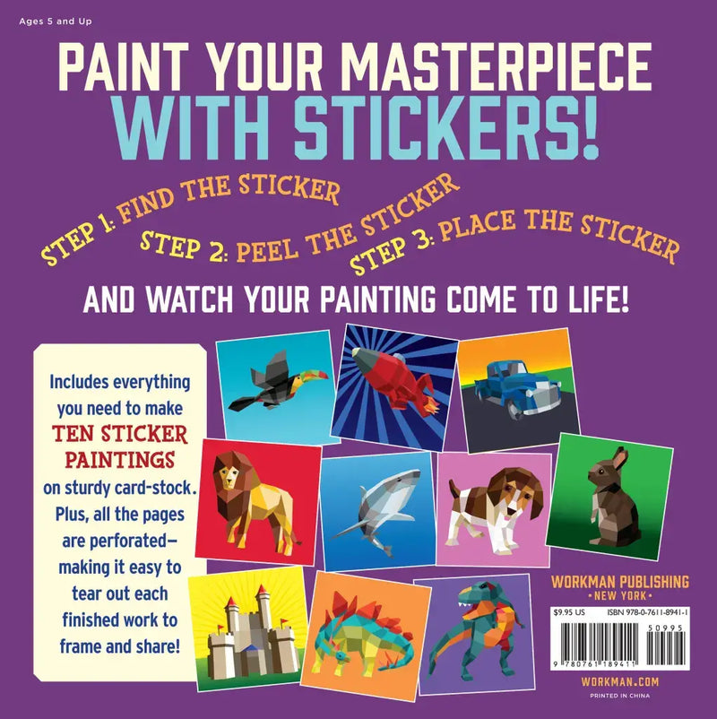 Paint By Sticker Kids Books