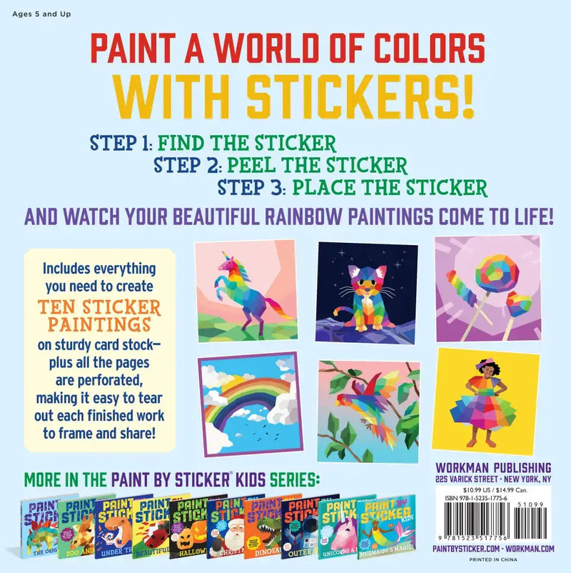 Paint By Sticker Kids Books