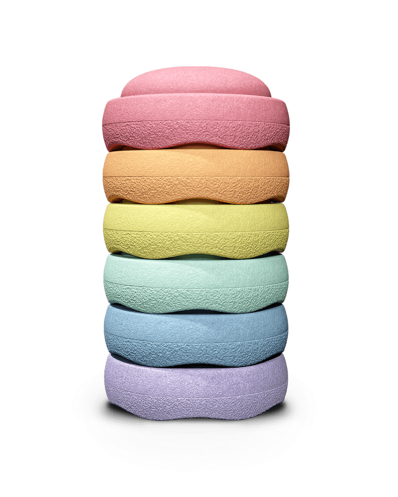 Stapelstein Rainbow Set Pastel