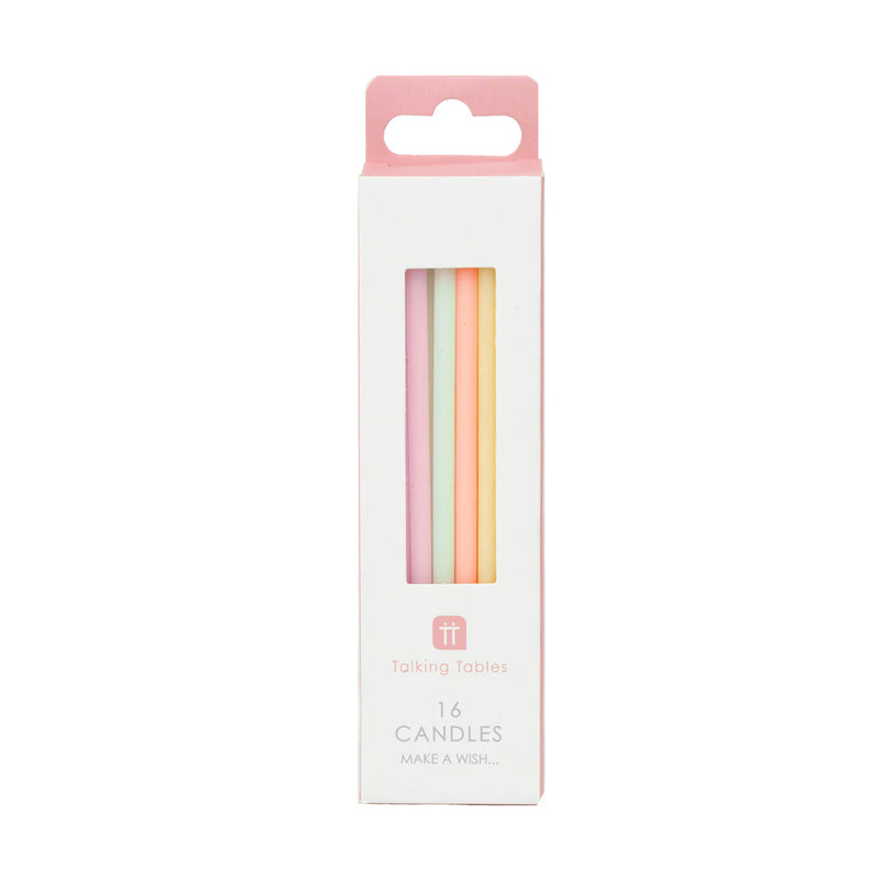 Long Pastel Candles