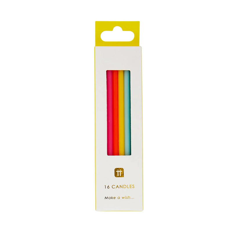 Long Rainbow Candles